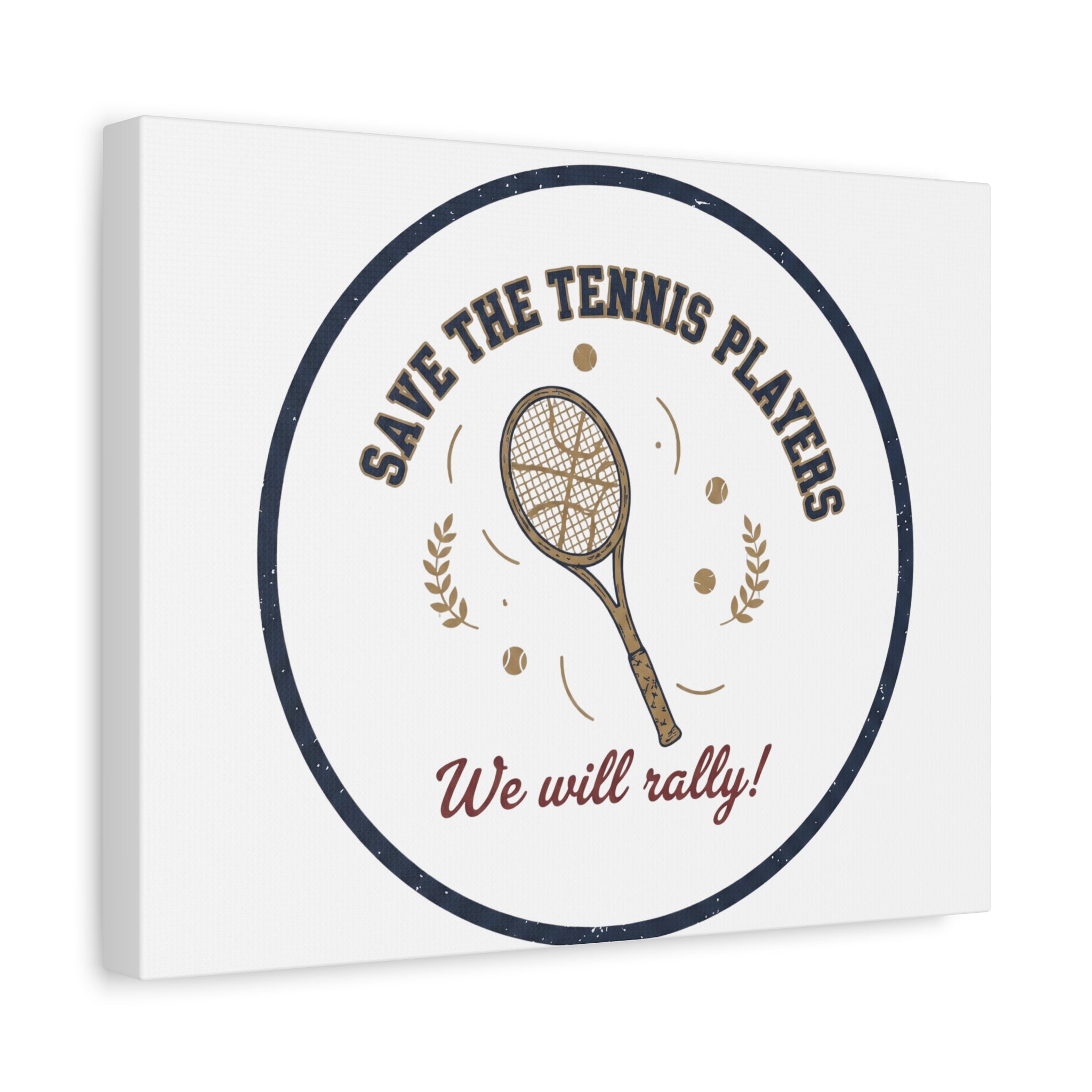 Save the Tennis Players Canvas | Tennis vs Pickleball Meme, Racquet Sport Humor