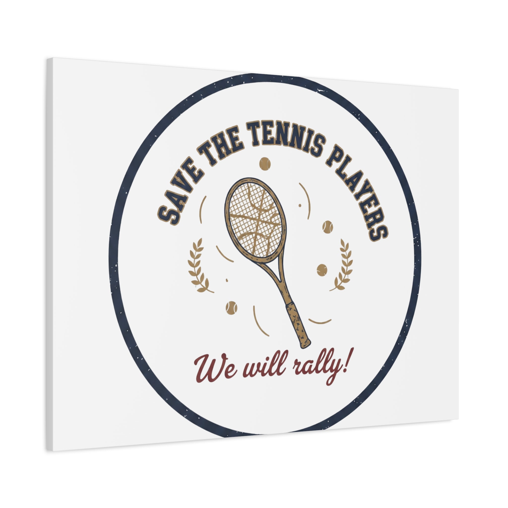 Save the Tennis Players Canvas | Tennis vs Pickleball Meme, Racquet Sport Humor