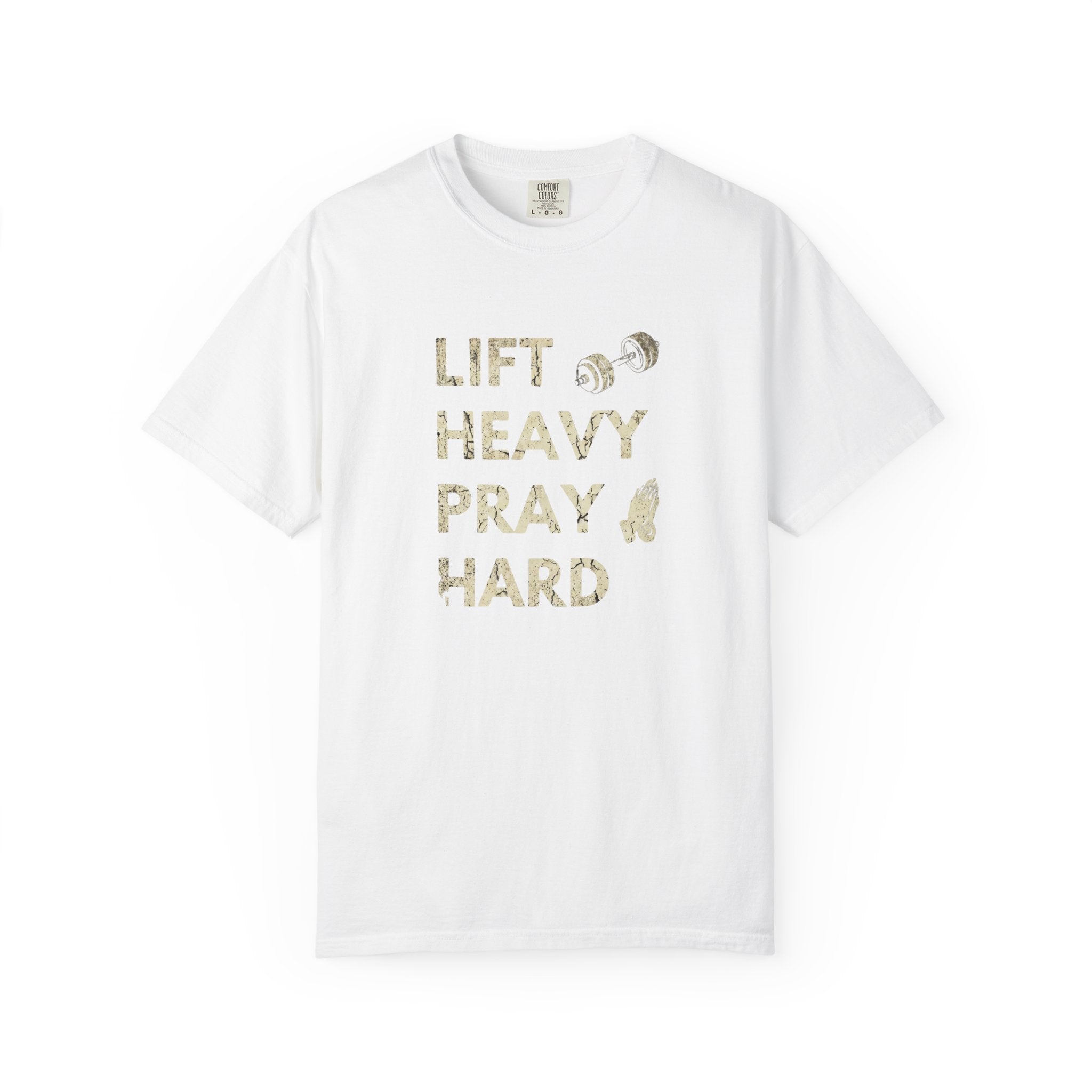 Lift Heavy Pray Hard // Vintage Wash Pump Cover