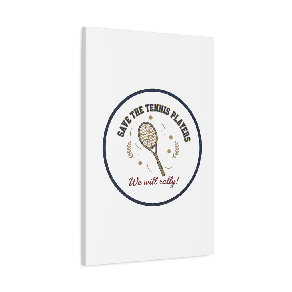 Save the Tennis Players Canvas | Tennis vs Pickleball Meme, Racquet Sport Humor