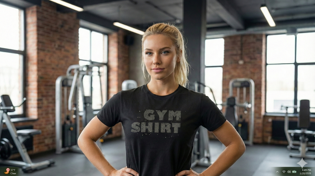 The Literal "Gym Shirt" | Distressed Vintage Tee