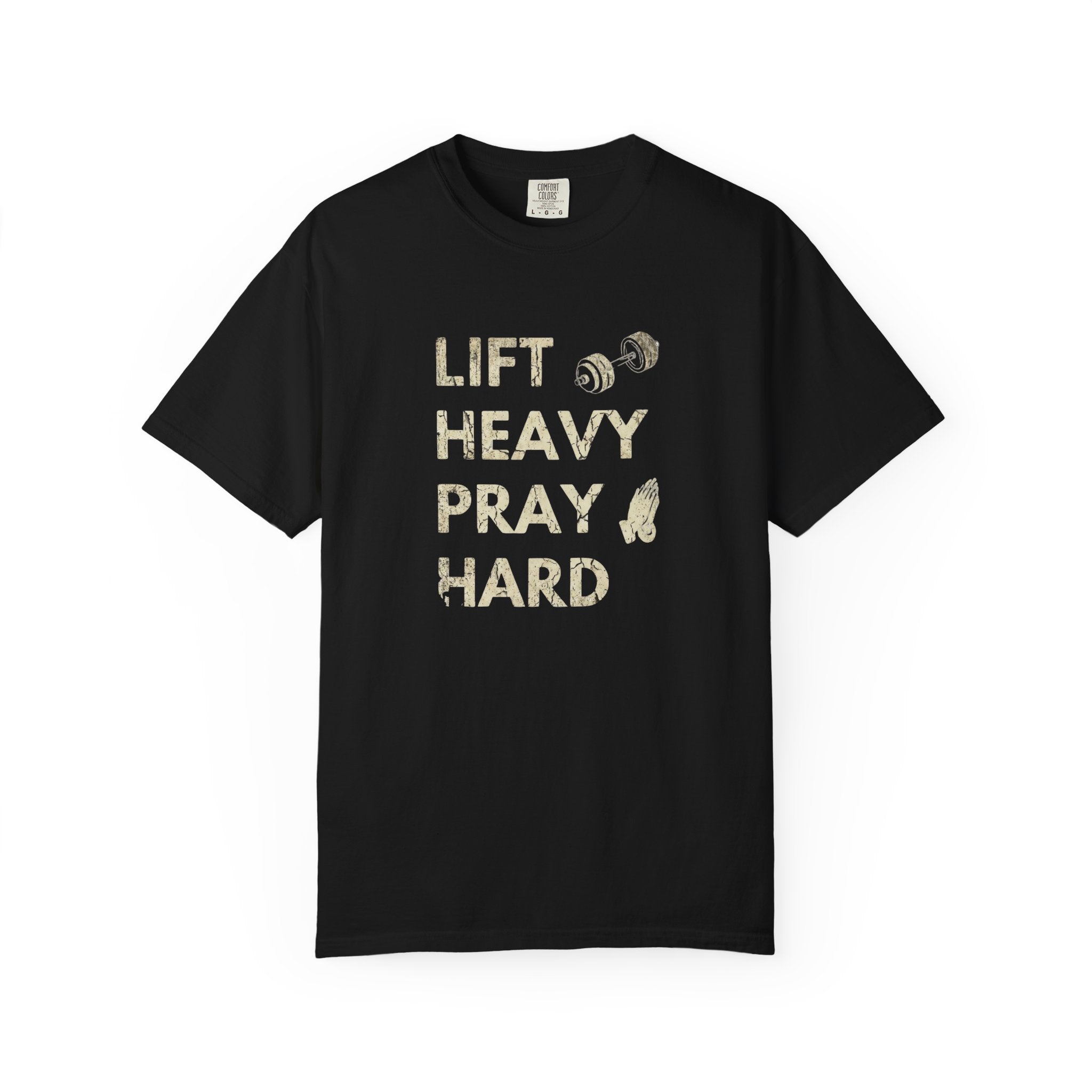 Lift Heavy Pray Hard // Vintage Wash Pump Cover