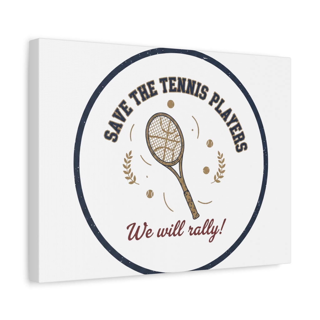Save the Tennis Players Canvas | Tennis vs Pickleball Meme, Racquet Sport Humor