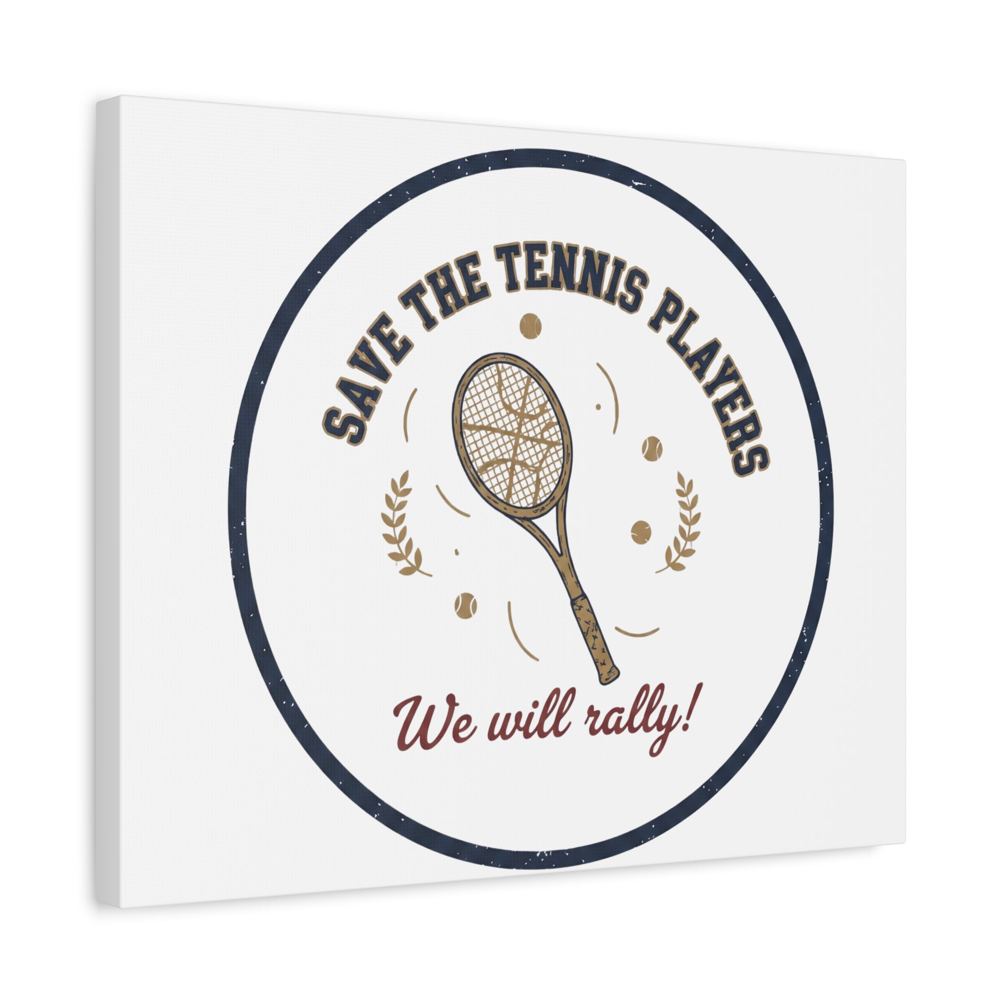 Save the Tennis Players Canvas | Tennis vs Pickleball Meme, Racquet Sport Humor