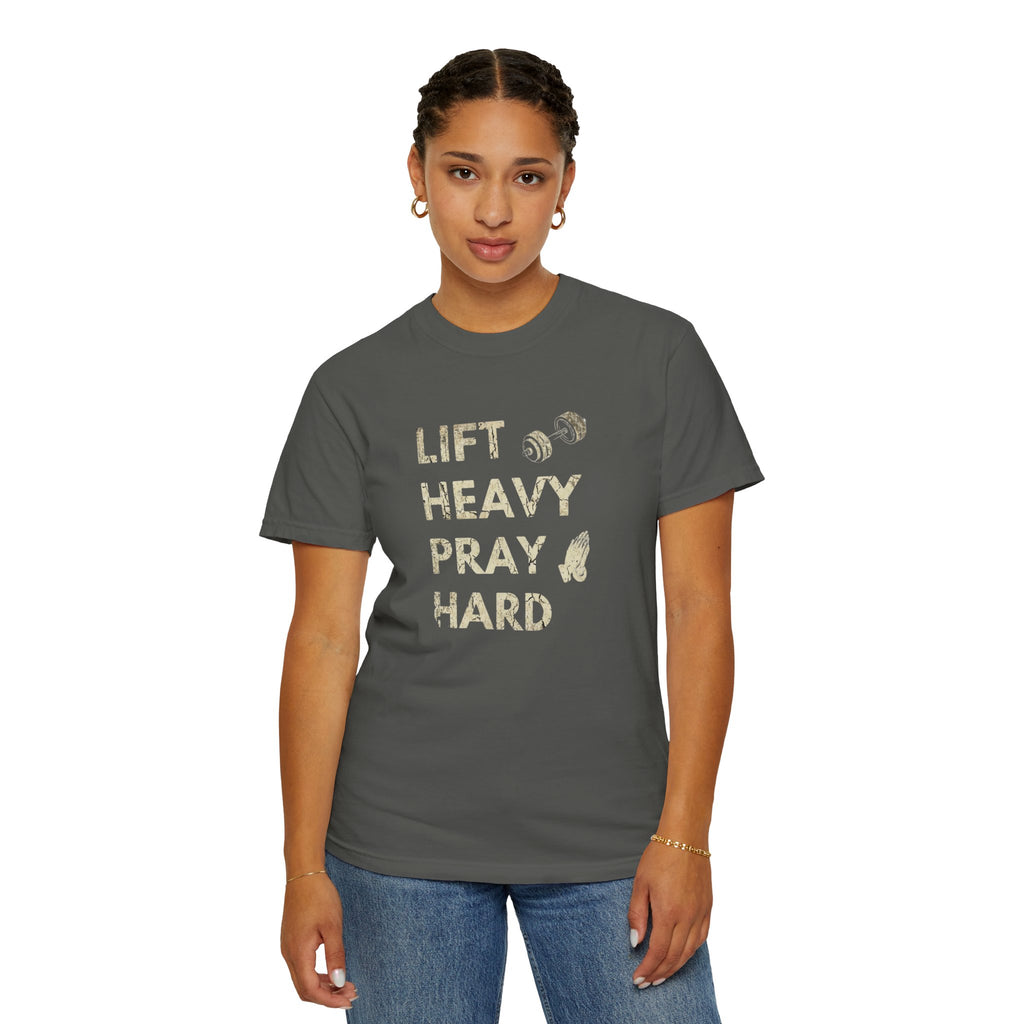 Lift Heavy Pray Hard // Vintage Wash Pump Cover