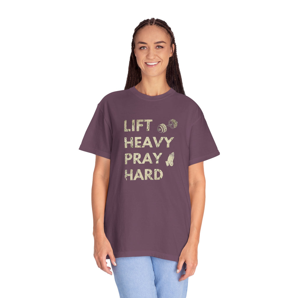 Lift Heavy Pray Hard // Vintage Wash Pump Cover