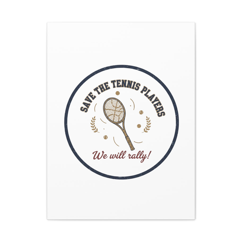 Save the Tennis Players Canvas | Tennis vs Pickleball Meme, Racquet Sport Humor