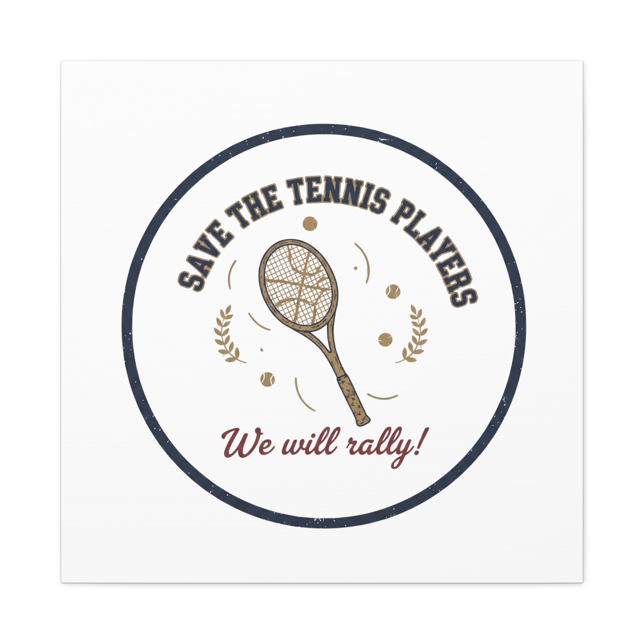 Save the Tennis Players Canvas | Tennis vs Pickleball Meme, Racquet Sport Humor