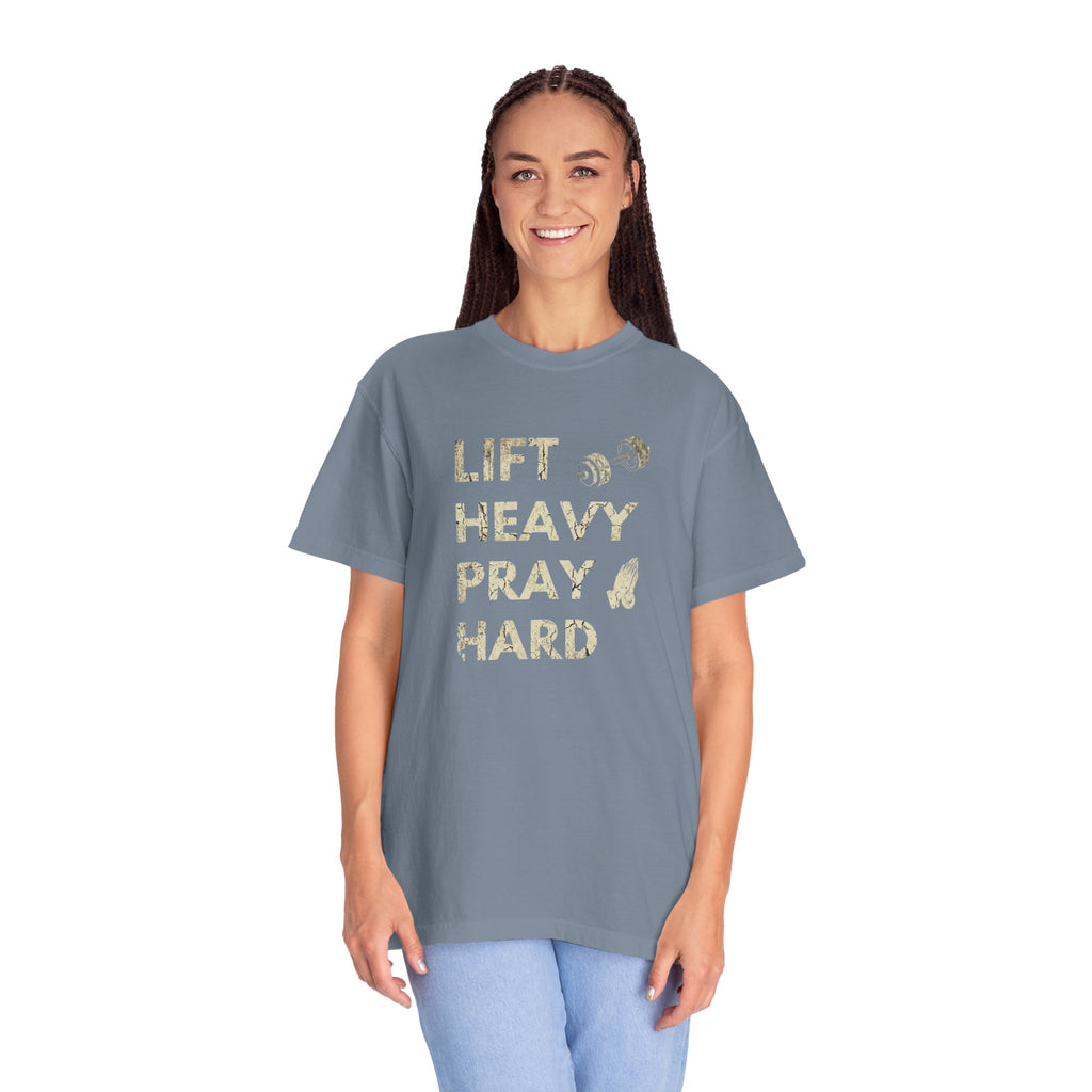 Lift Heavy Pray Hard // Vintage Wash Pump Cover
