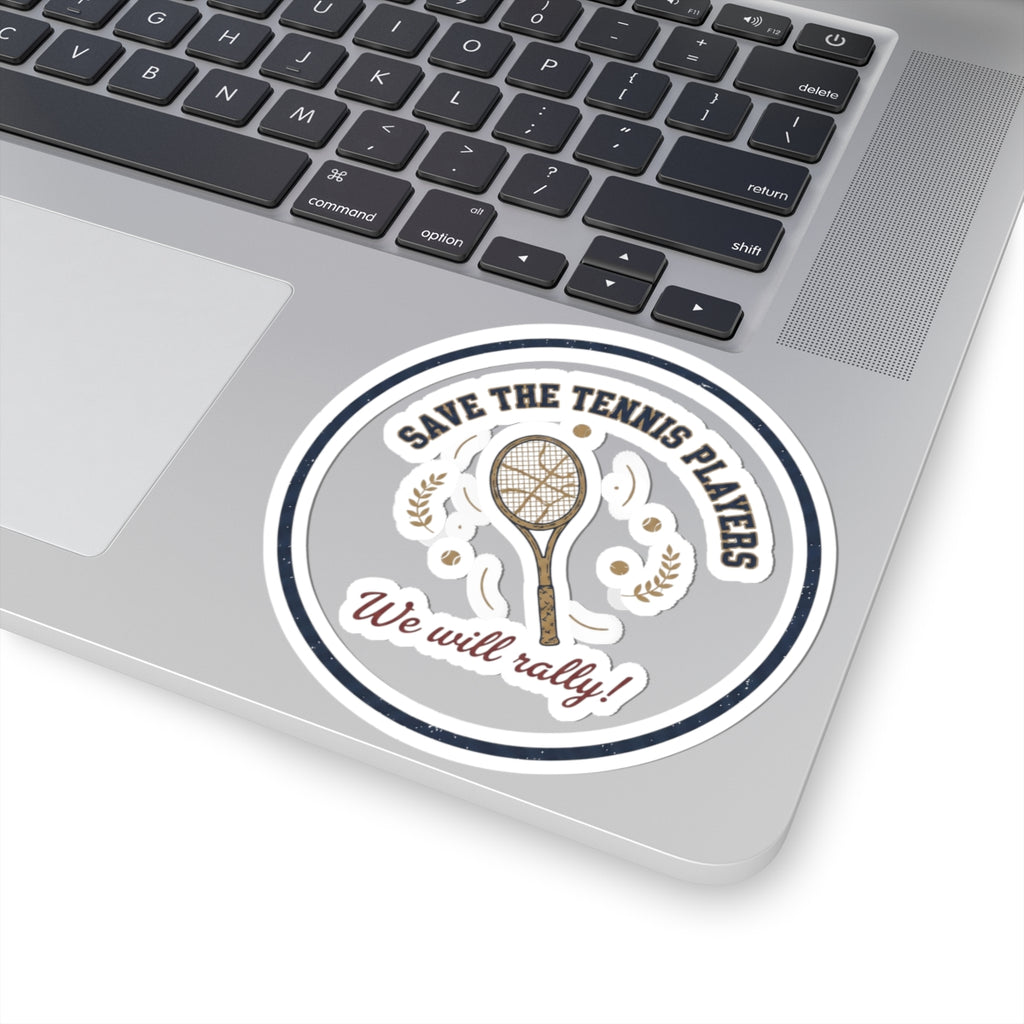 Save the Tennis Players Sticker | pickleball vs tennis, court time joke
