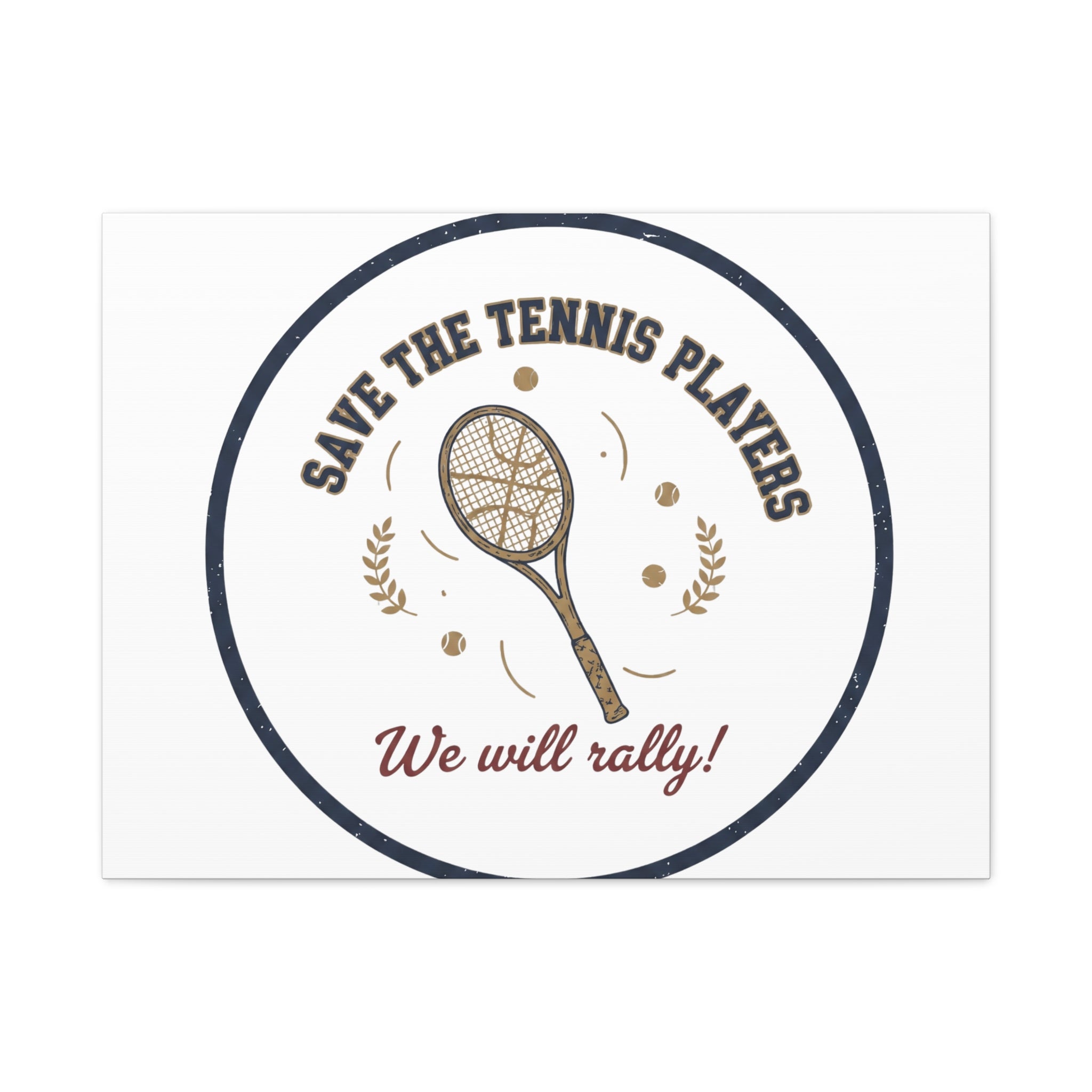 Save the Tennis Players Canvas | Tennis vs Pickleball Meme, Racquet Sport Humor