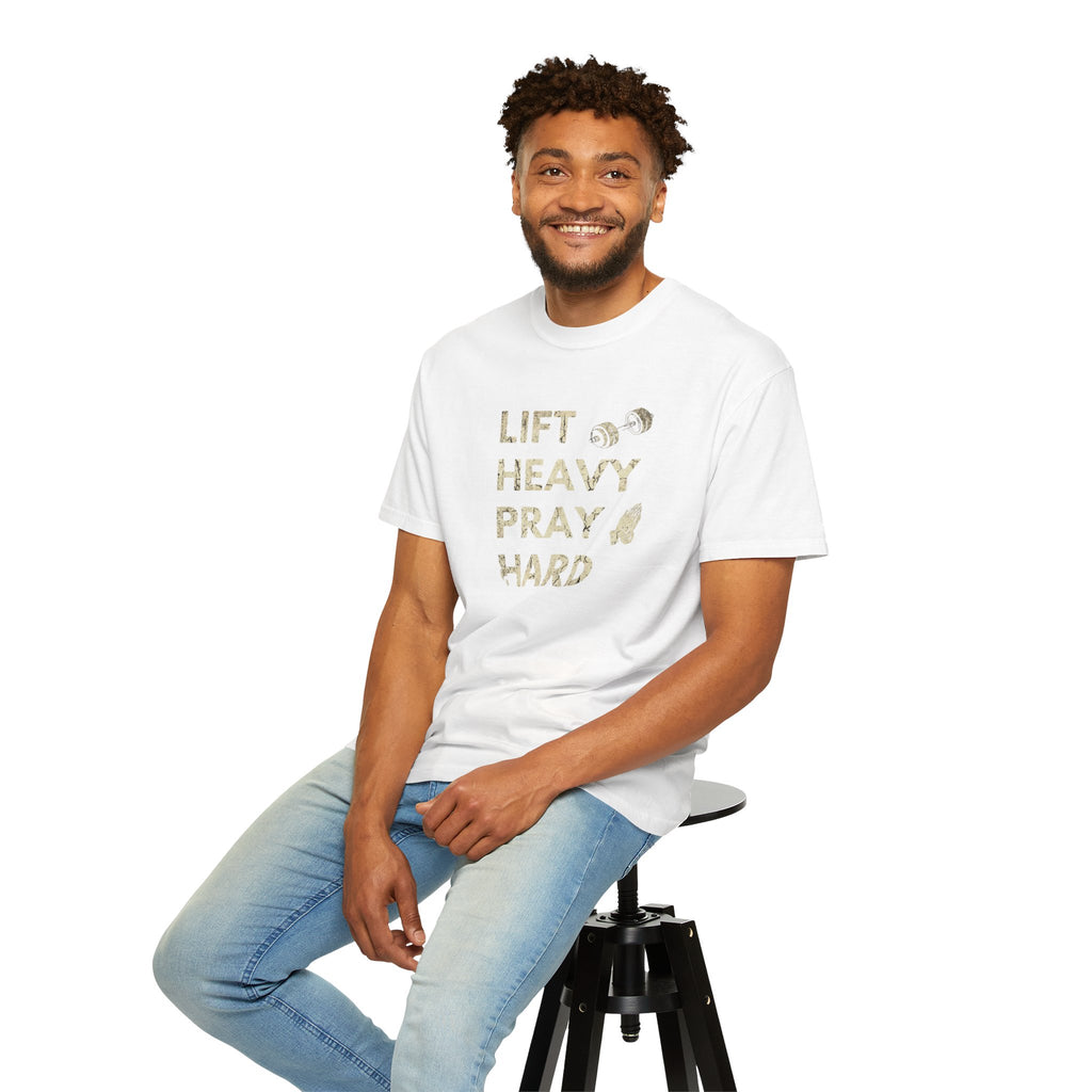 Lift Heavy Pray Hard // Vintage Wash Pump Cover