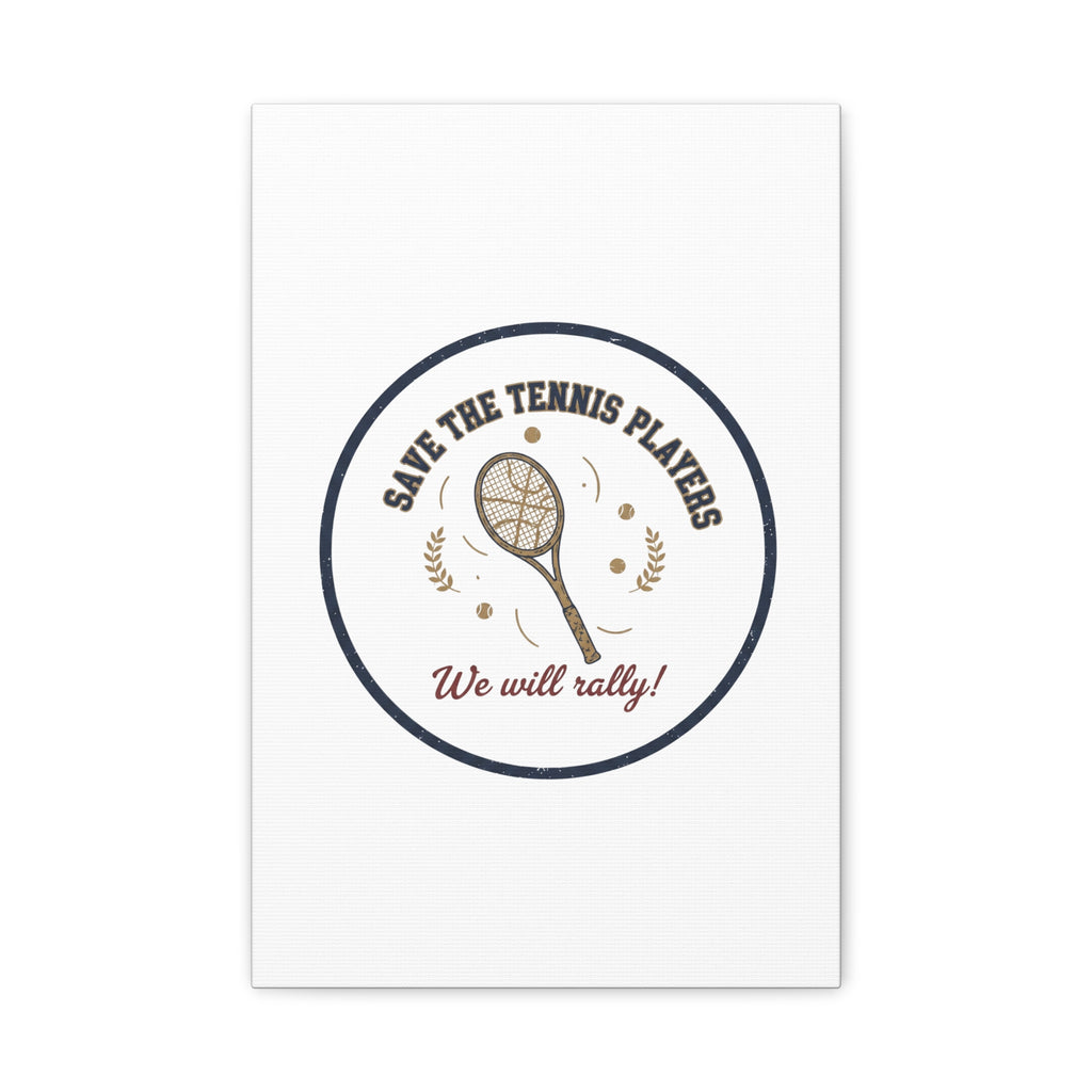 Save the Tennis Players Canvas | Tennis vs Pickleball Meme, Racquet Sport Humor
