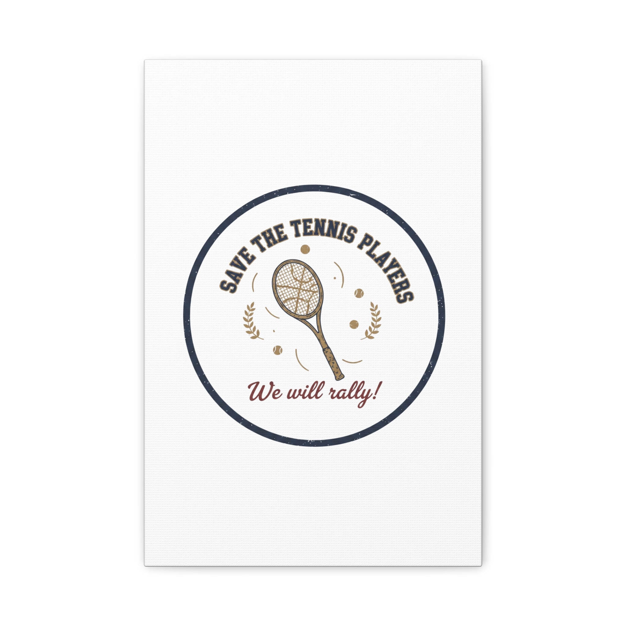 Save the Tennis Players Canvas | Tennis vs Pickleball Meme, Racquet Sport Humor