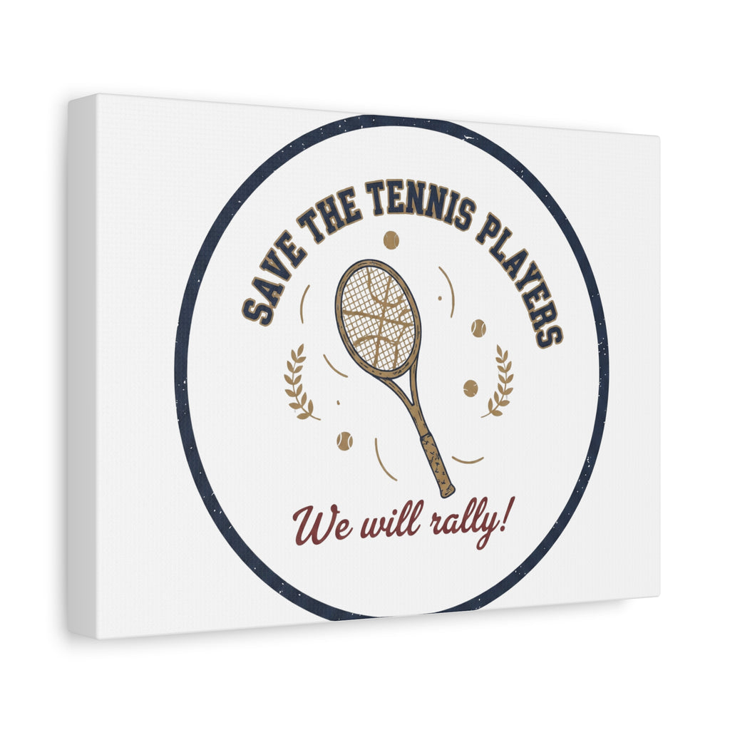Save the Tennis Players Canvas | Tennis vs Pickleball Meme, Racquet Sport Humor