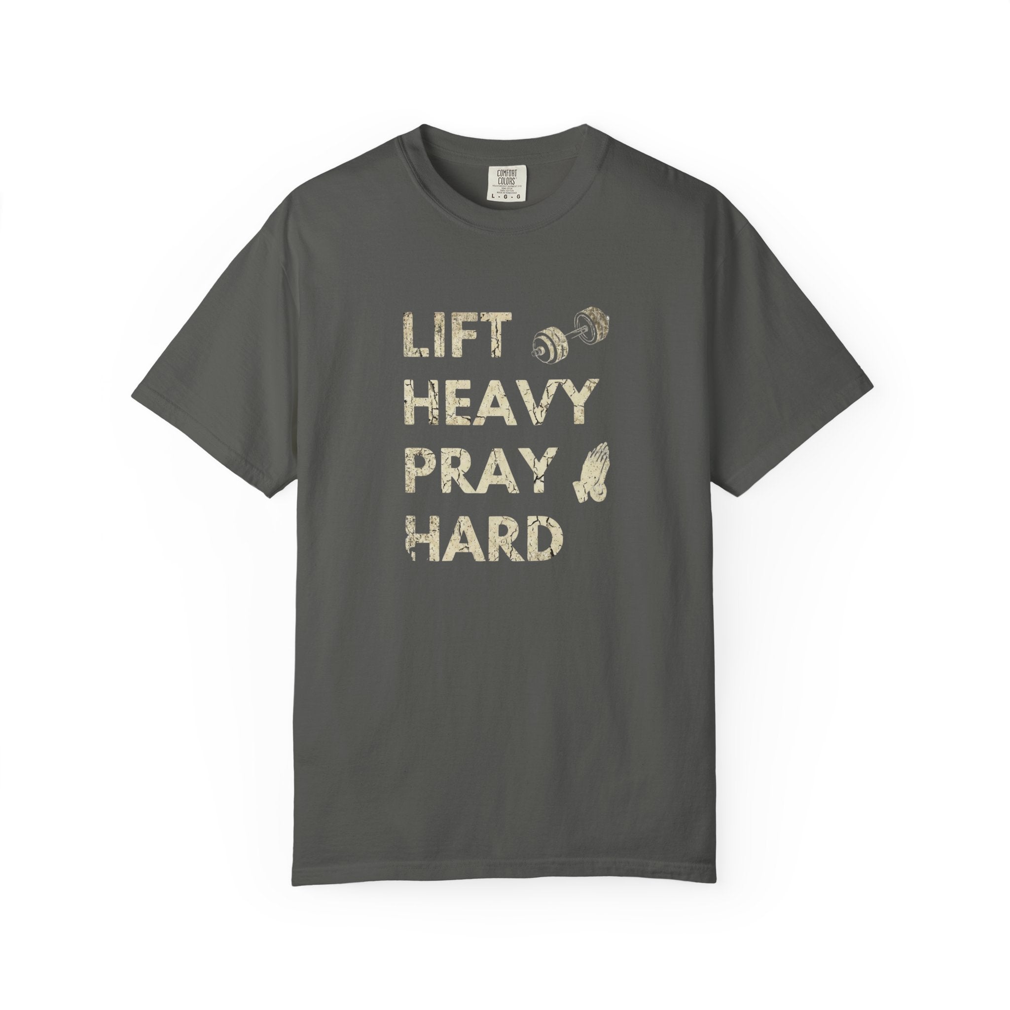 Lift Heavy Pray Hard // Vintage Wash Pump Cover