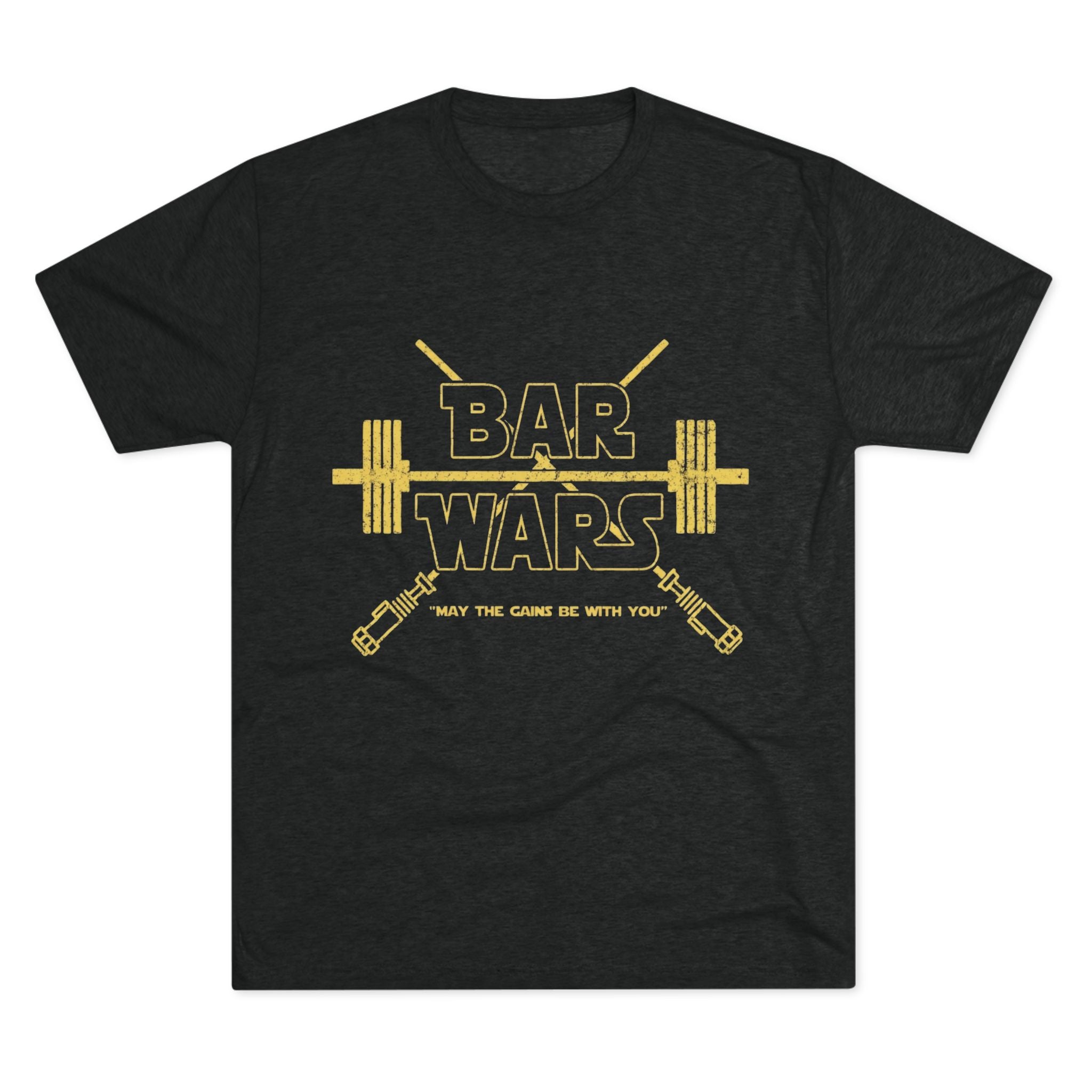 Bar Wars Vintage Tee — Retro Graphic Crew Shirt