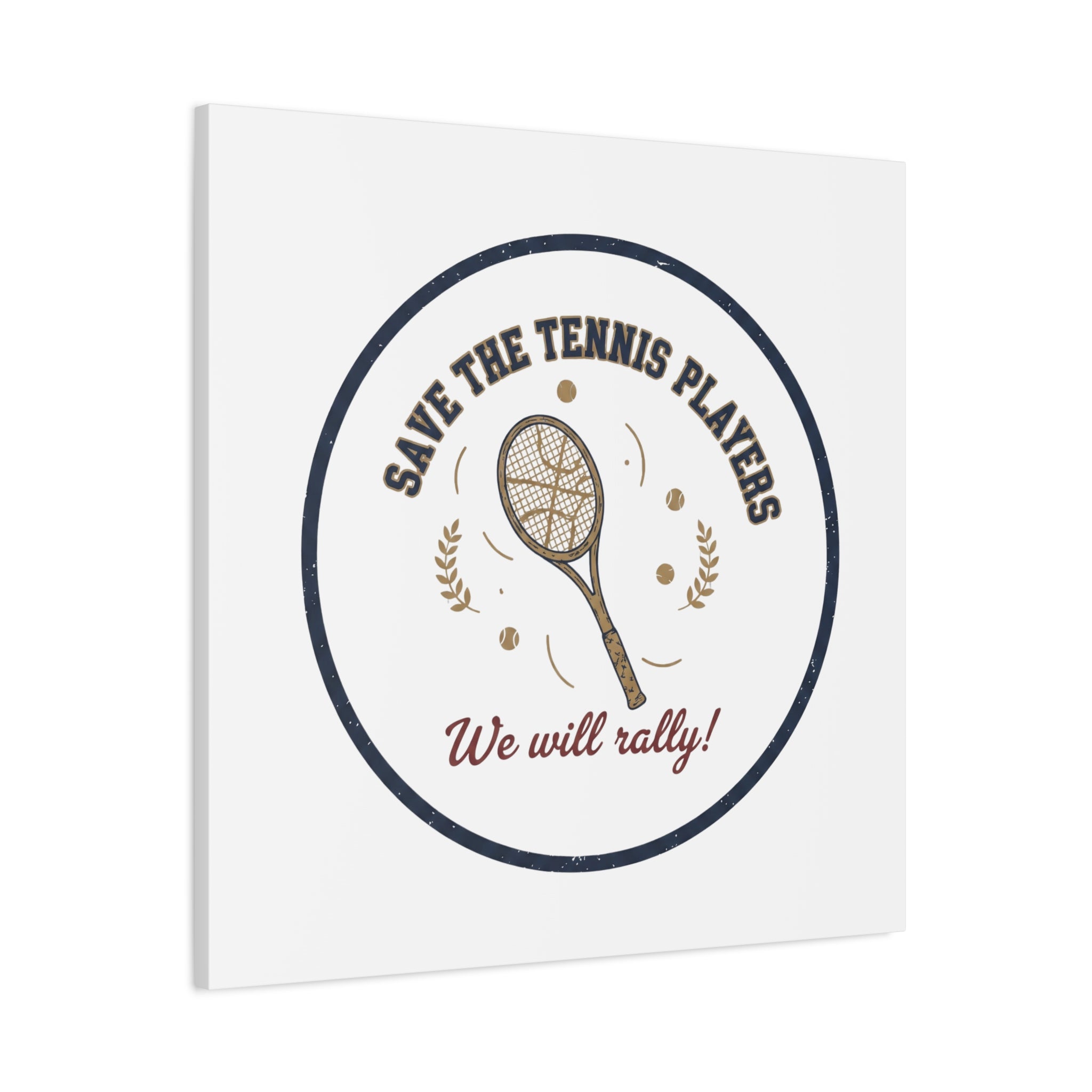 Save the Tennis Players Canvas | Tennis vs Pickleball Meme, Racquet Sport Humor