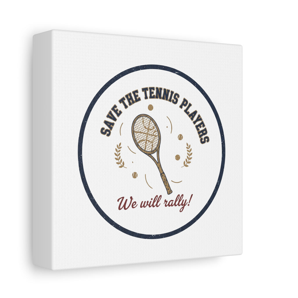Save the Tennis Players Canvas | Tennis vs Pickleball Meme, Racquet Sport Humor