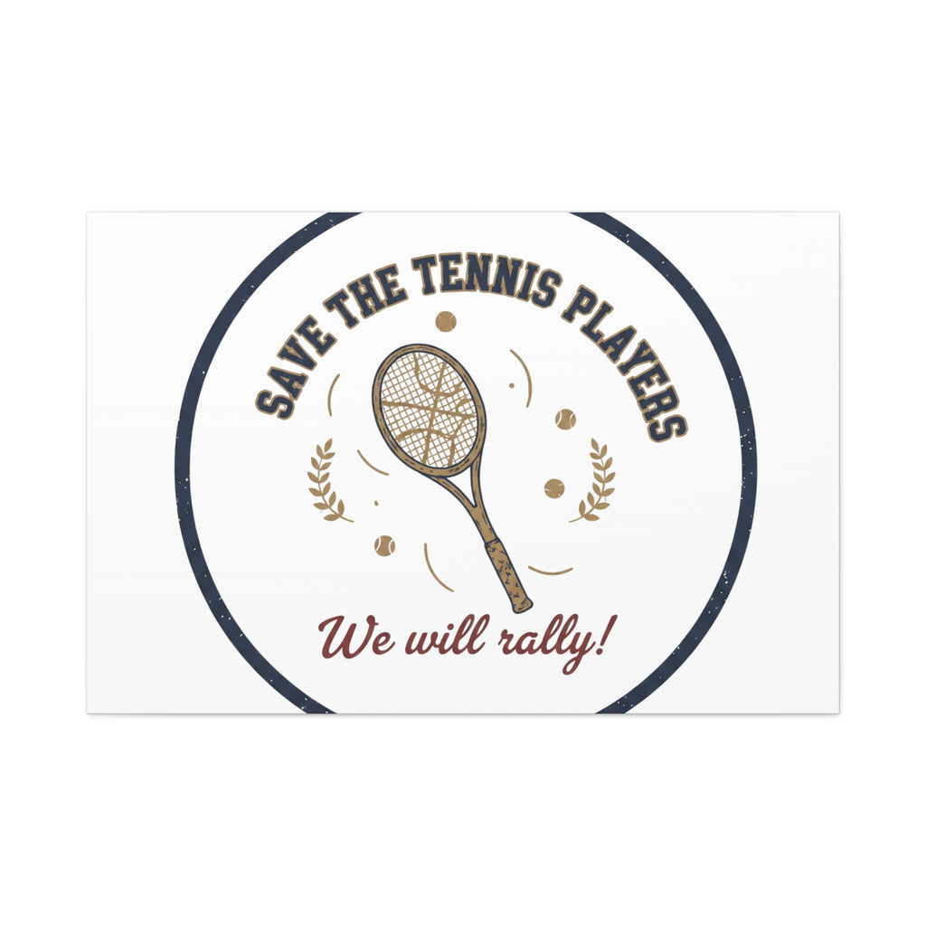 Save the Tennis Players Canvas | Tennis vs Pickleball Meme, Racquet Sport Humor