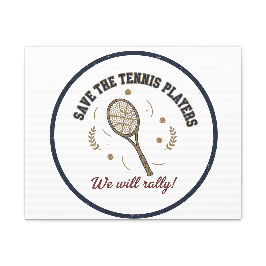 Save the Tennis Players Canvas | Tennis vs Pickleball Meme, Racquet Sport Humor