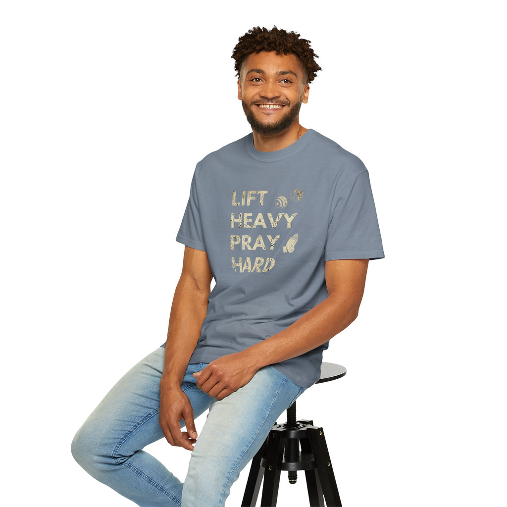 Lift Heavy Pray Hard // Vintage Wash Pump Cover