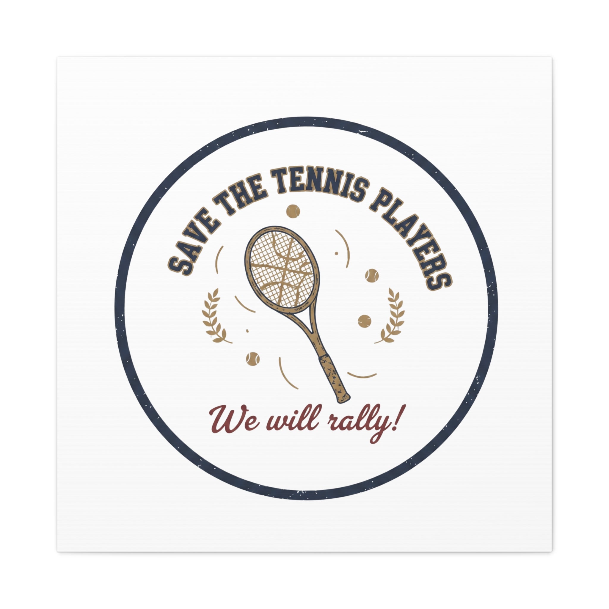 Save the Tennis Players Canvas | Tennis vs Pickleball Meme, Racquet Sport Humor