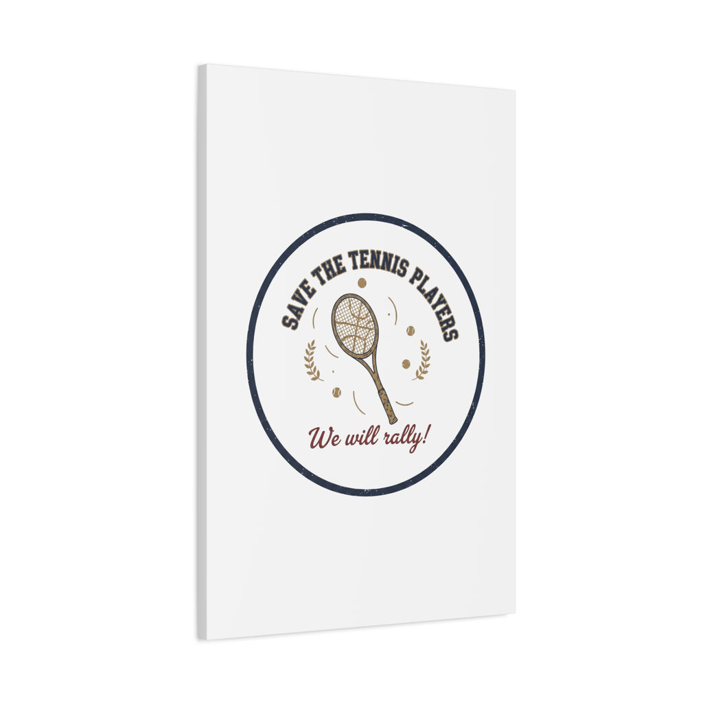 Save the Tennis Players Canvas | Tennis vs Pickleball Meme, Racquet Sport Humor