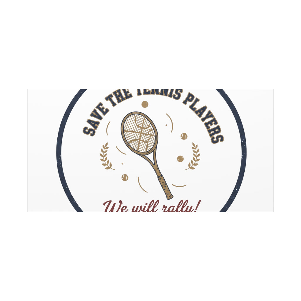 Save the Tennis Players Canvas | Tennis vs Pickleball Meme, Racquet Sport Humor