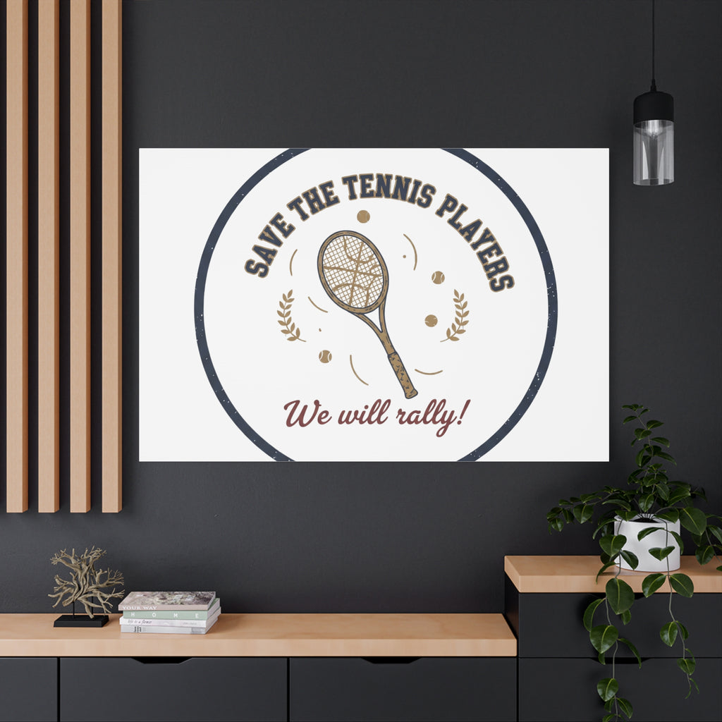 Save the Tennis Players Canvas | Tennis vs Pickleball Meme, Racquet Sport Humor