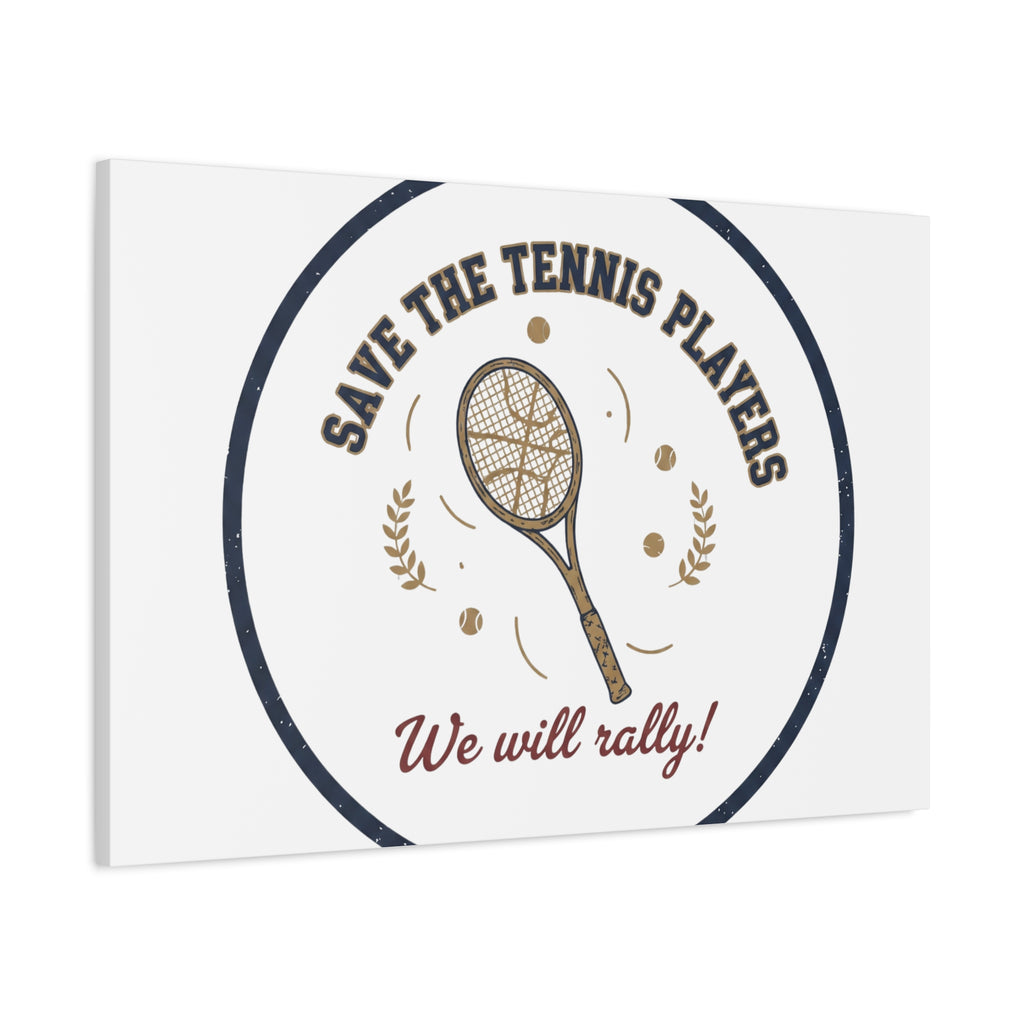 Save the Tennis Players Canvas | Tennis vs Pickleball Meme, Racquet Sport Humor
