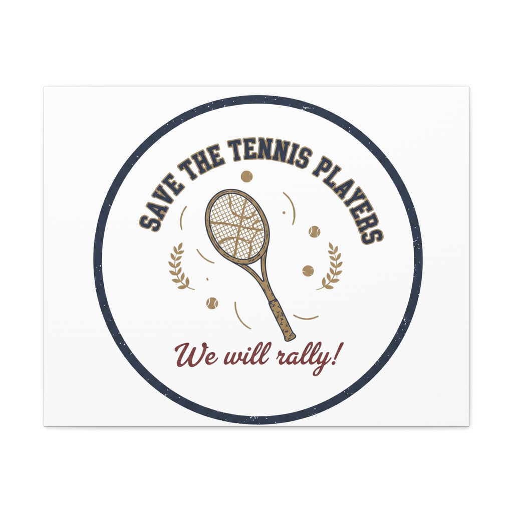 Save the Tennis Players Canvas | Tennis vs Pickleball Meme, Racquet Sport Humor
