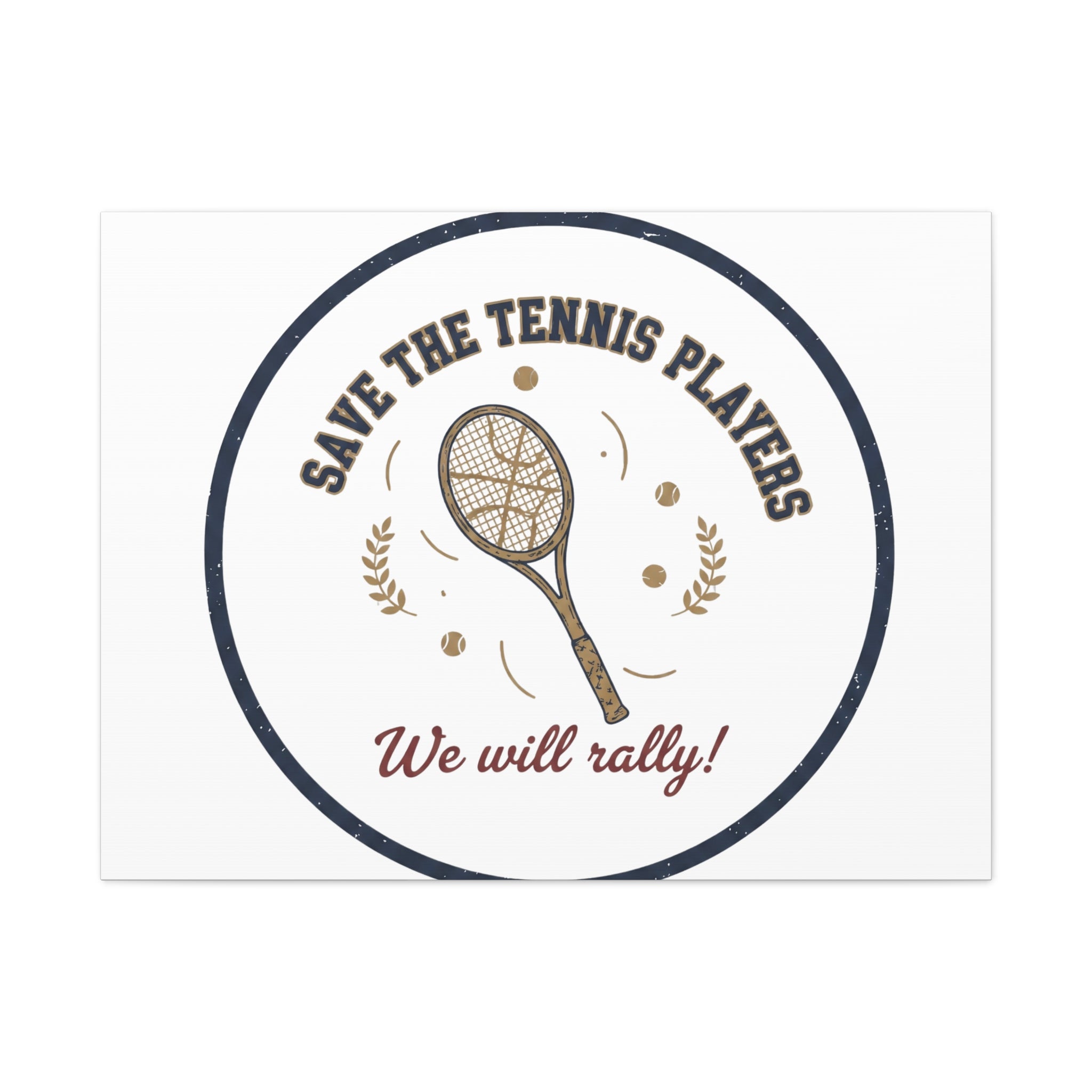 Save the Tennis Players Canvas | Tennis vs Pickleball Meme, Racquet Sport Humor