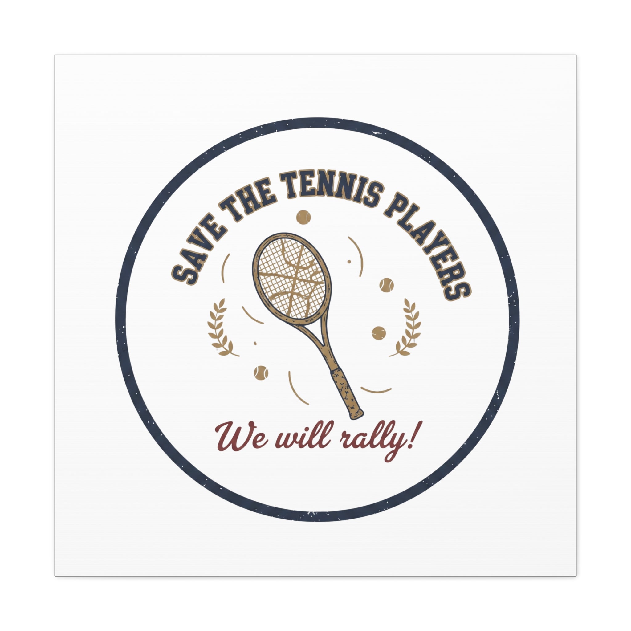 Save the Tennis Players Canvas | Tennis vs Pickleball Meme, Racquet Sport Humor
