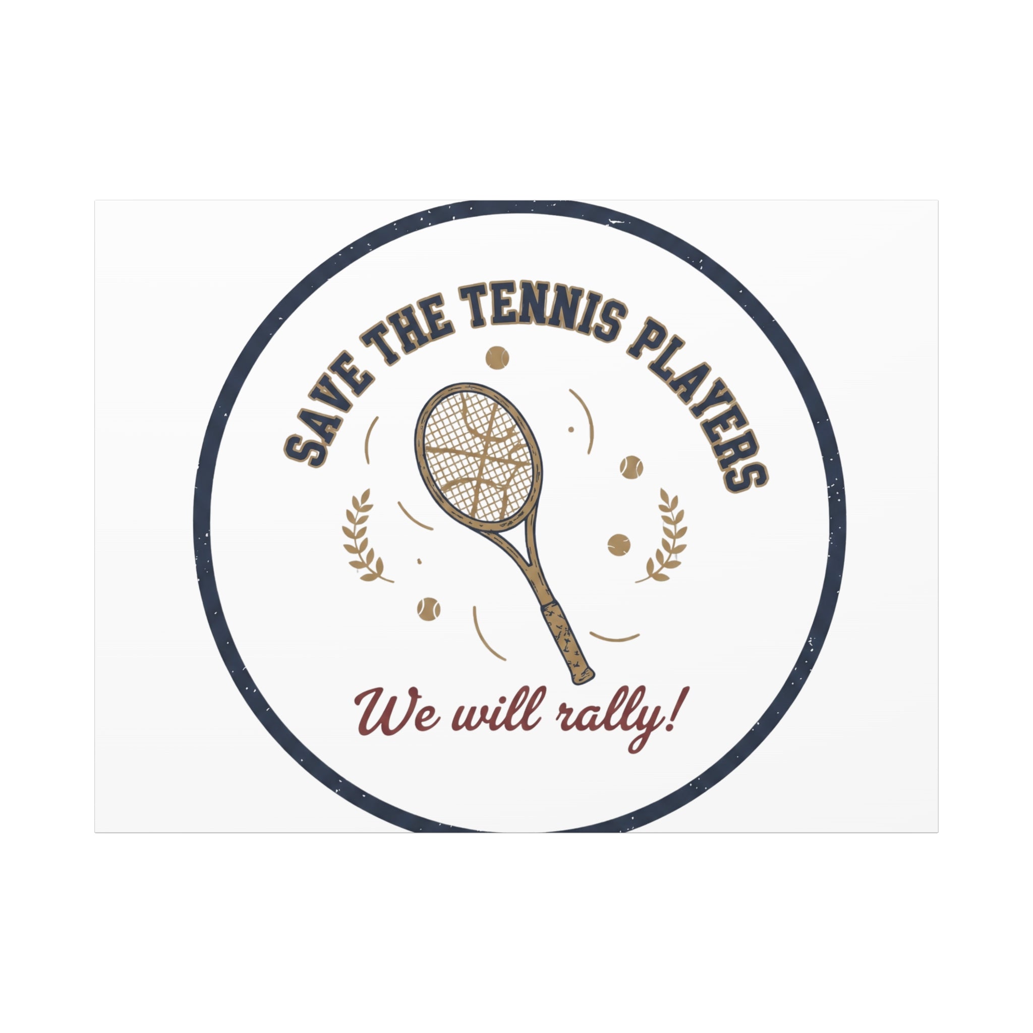 Save the Tennis Players Canvas | Tennis vs Pickleball Meme, Racquet Sport Humor