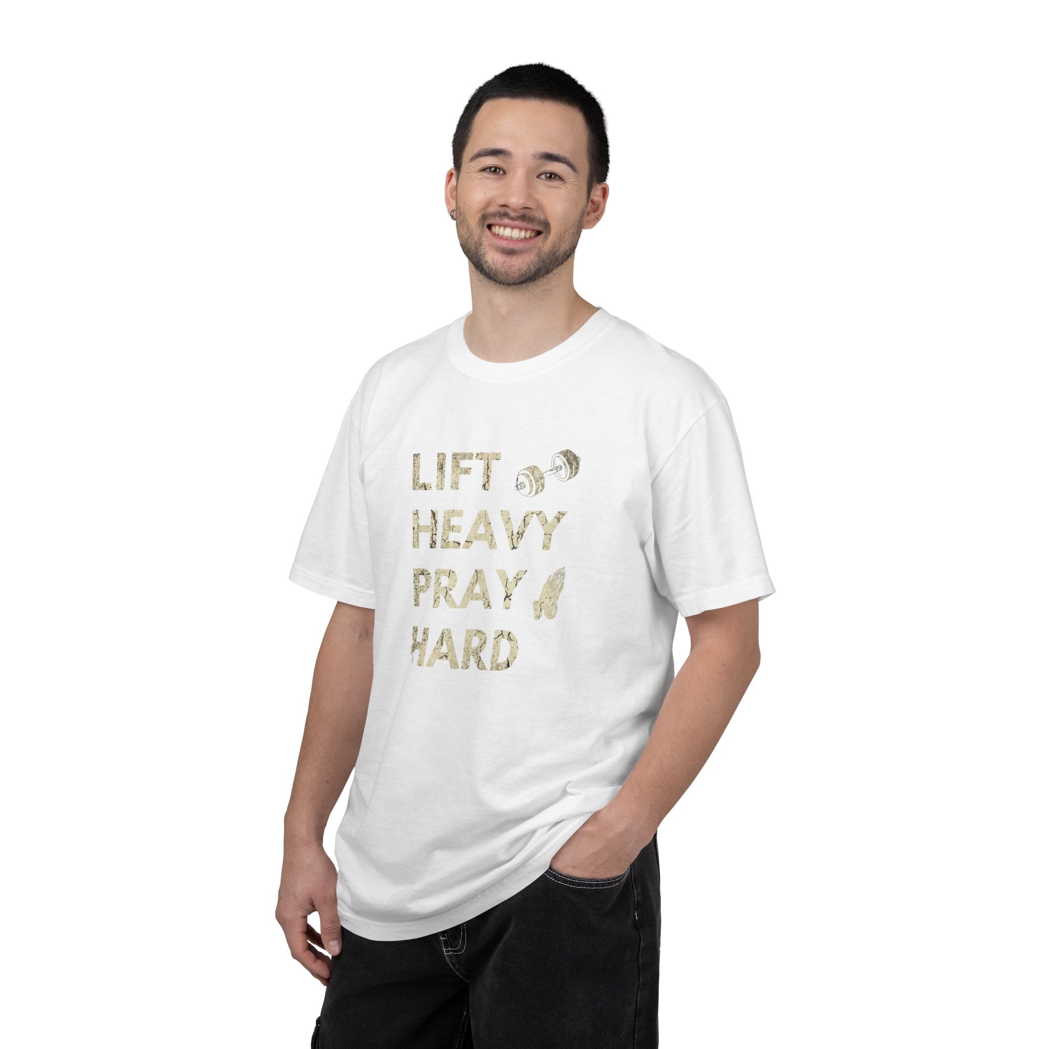Lift Heavy Pray Hard // Vintage Wash Pump Cover