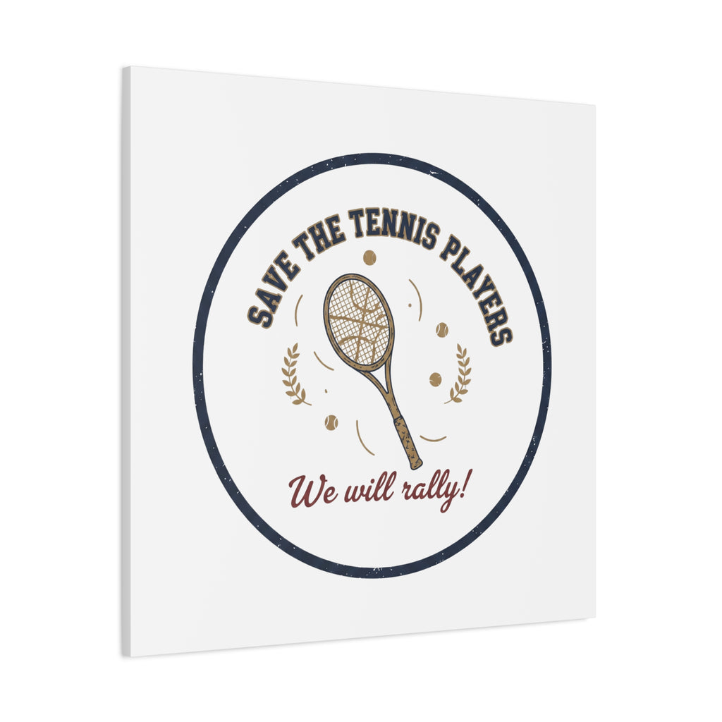 Save the Tennis Players Canvas | Tennis vs Pickleball Meme, Racquet Sport Humor
