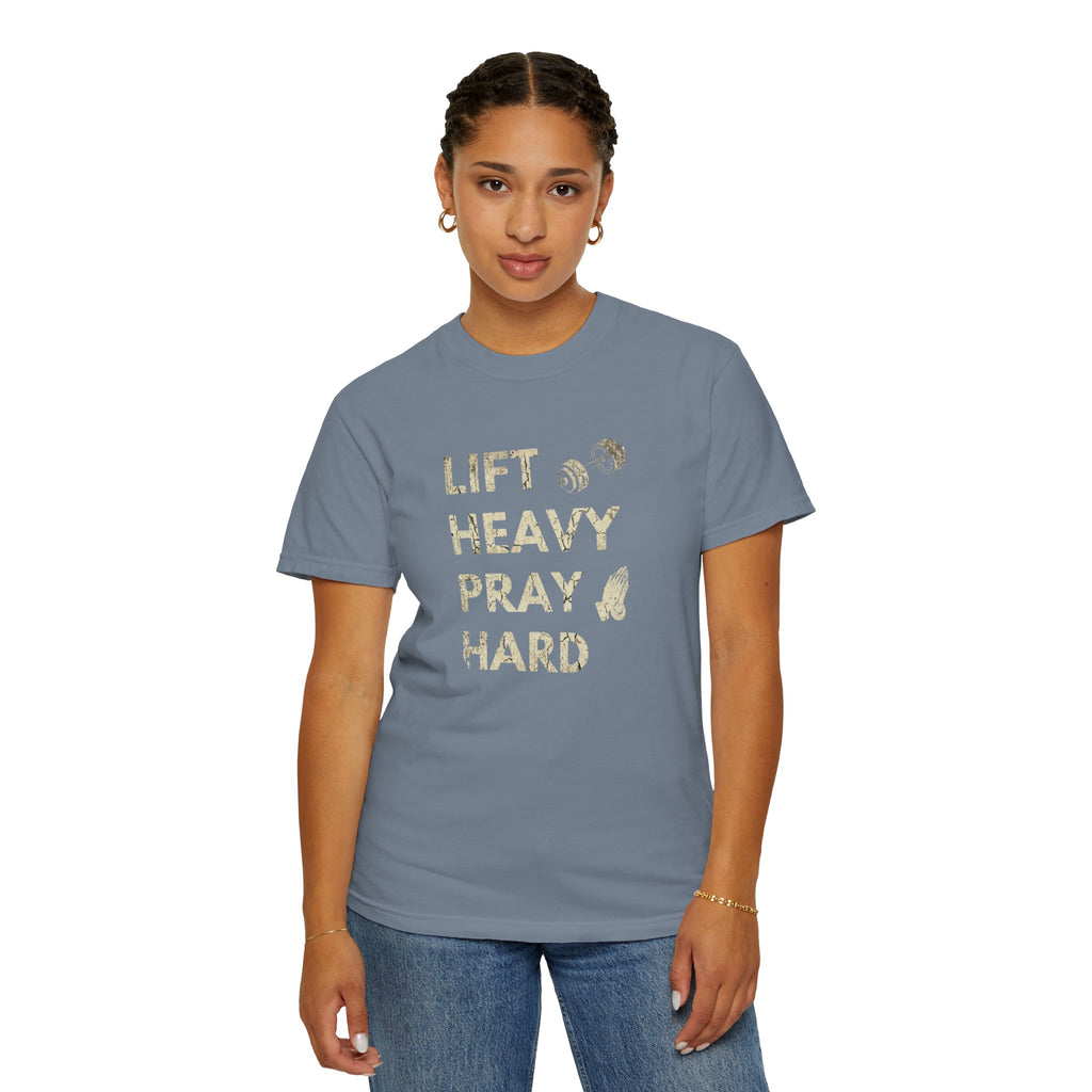 Lift Heavy Pray Hard // Vintage Wash Pump Cover