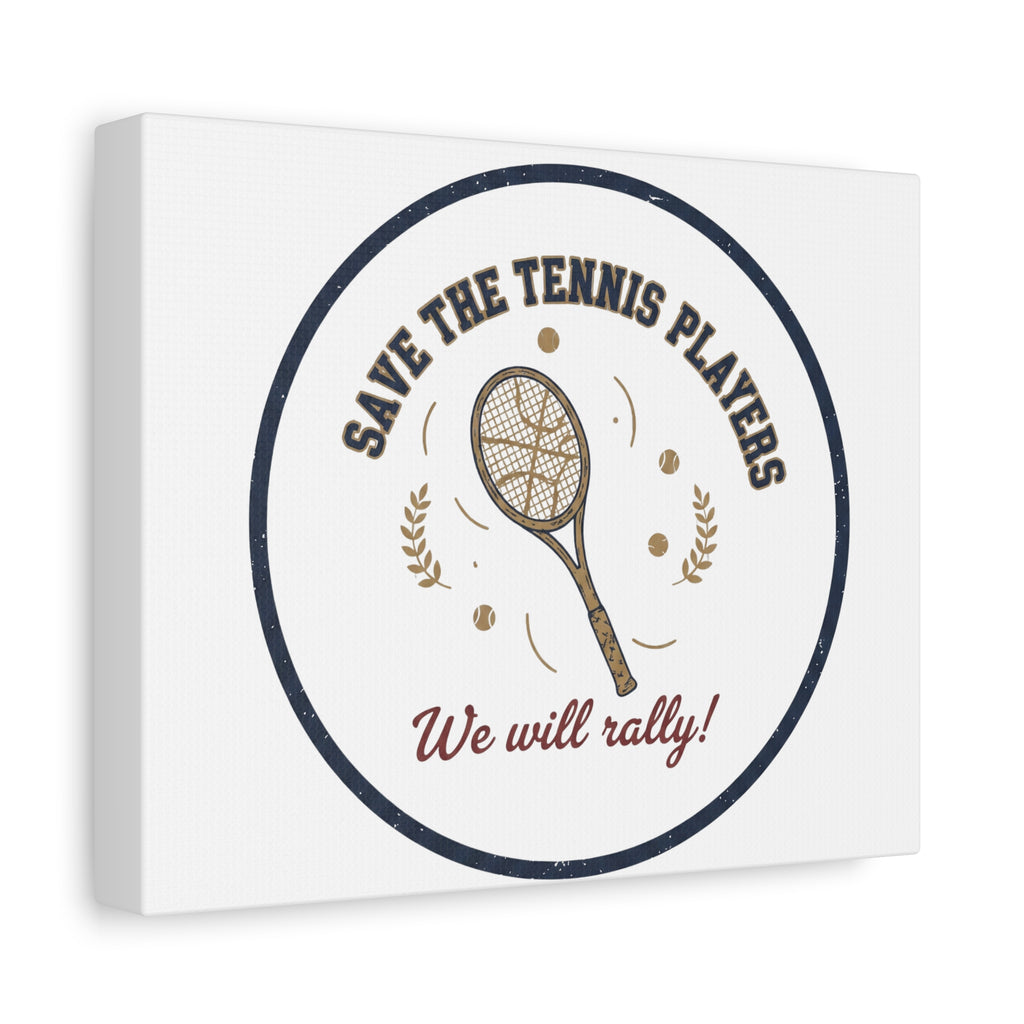 Save the Tennis Players Canvas | Tennis vs Pickleball Meme, Racquet Sport Humor