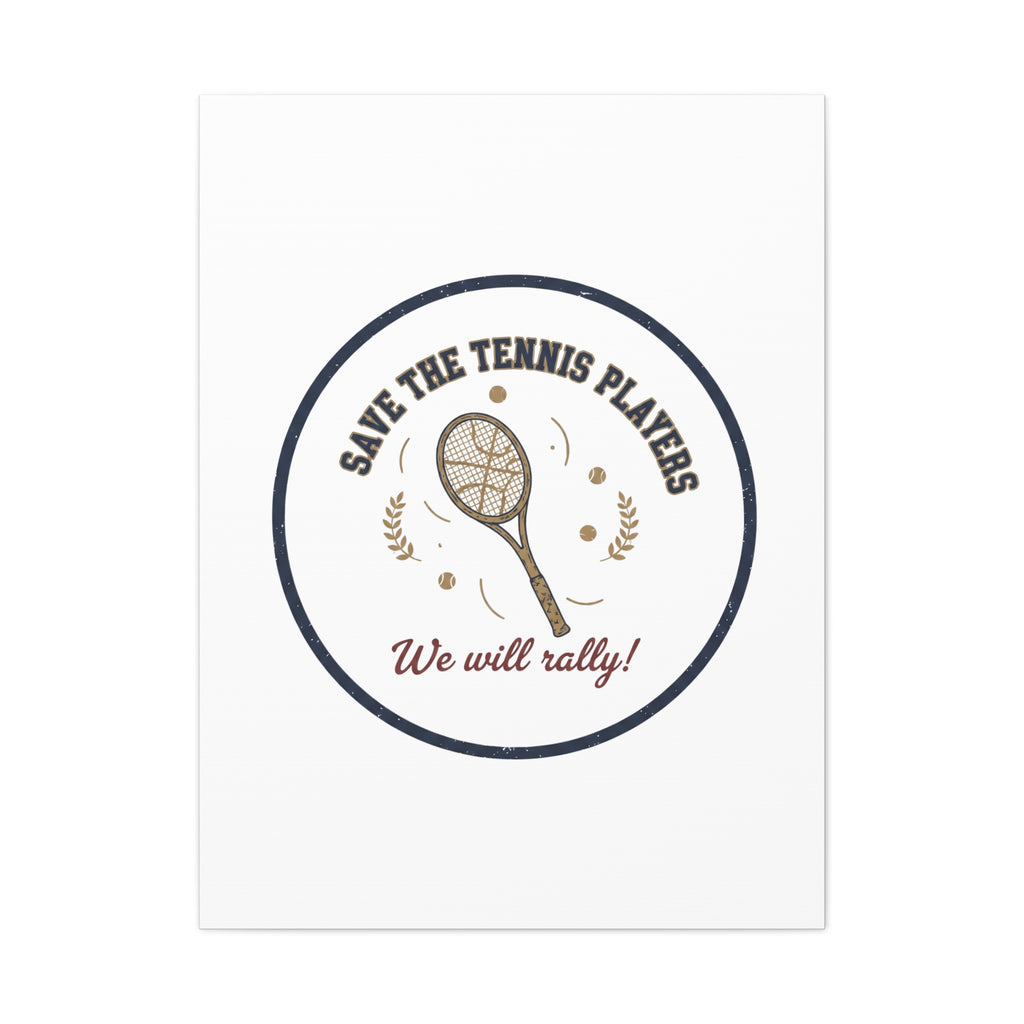 Save the Tennis Players Canvas | Tennis vs Pickleball Meme, Racquet Sport Humor