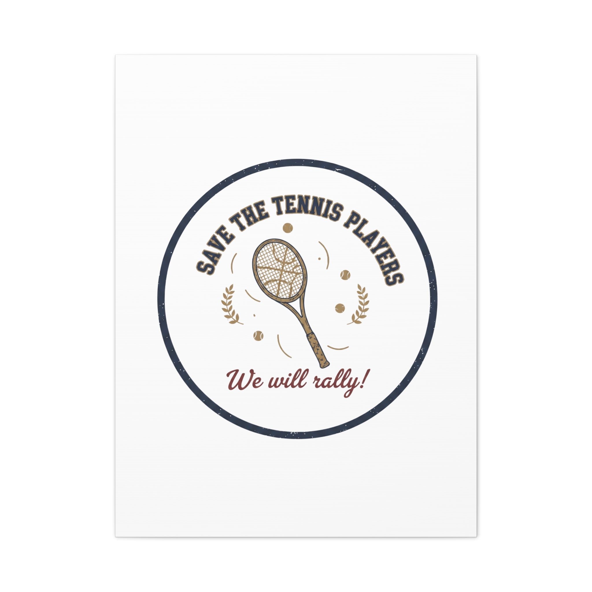 Save the Tennis Players Canvas | Tennis vs Pickleball Meme, Racquet Sport Humor