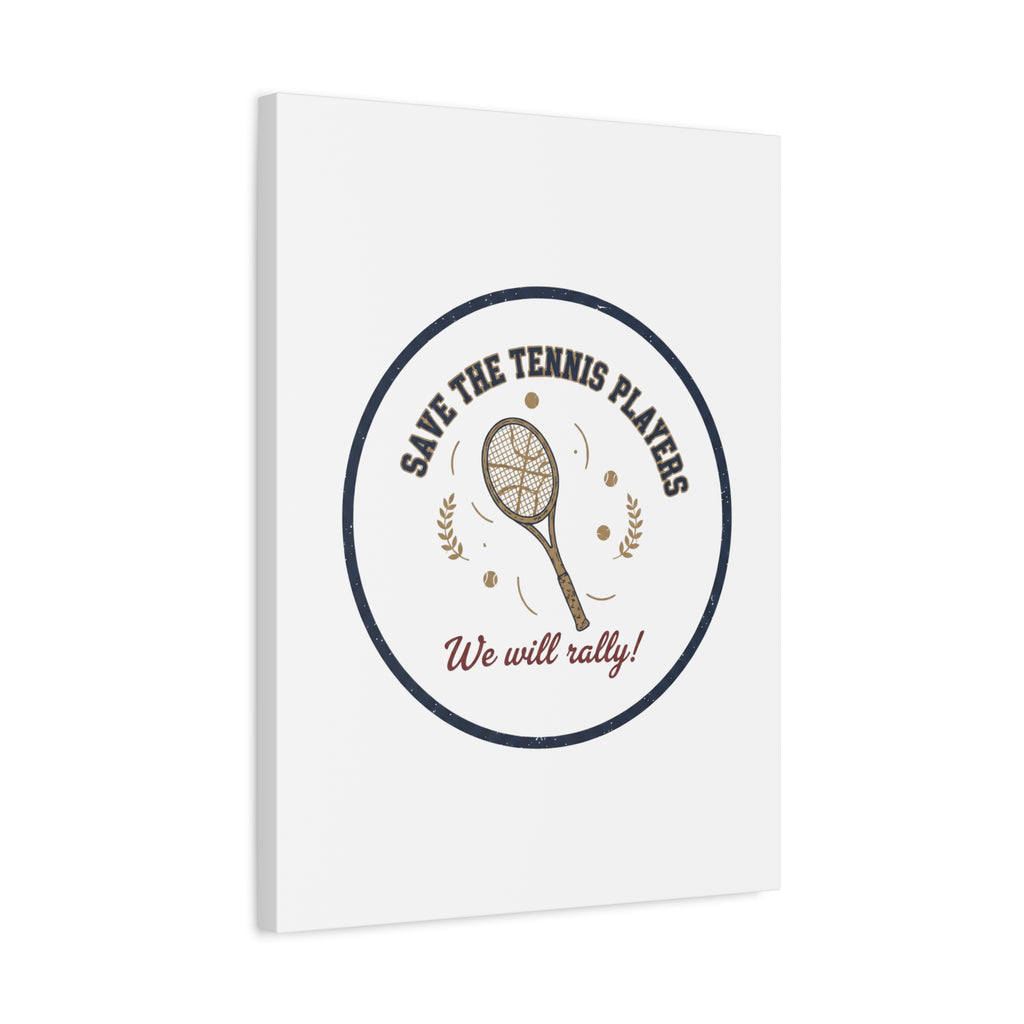 Save the Tennis Players Canvas | Tennis vs Pickleball Meme, Racquet Sport Humor