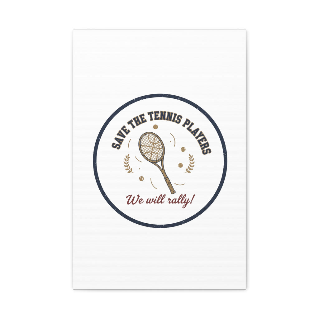 Save the Tennis Players Canvas | Tennis vs Pickleball Meme, Racquet Sport Humor