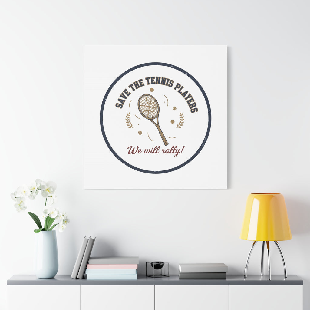 Save the Tennis Players Canvas | Tennis vs Pickleball Meme, Racquet Sport Humor