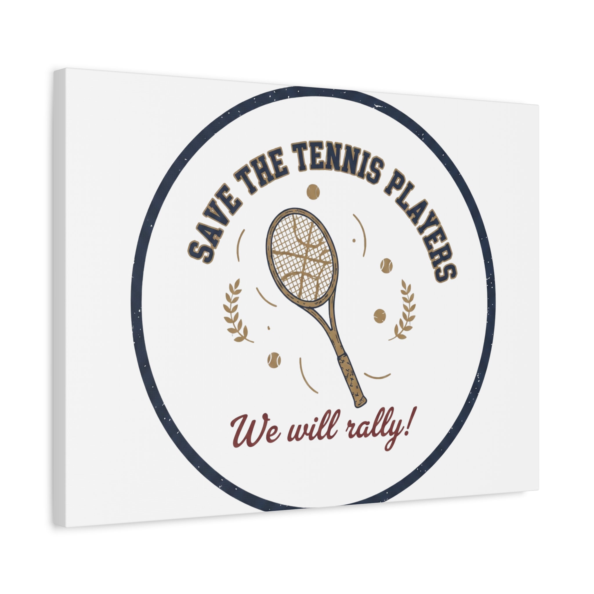 Save the Tennis Players Canvas | Tennis vs Pickleball Meme, Racquet Sport Humor