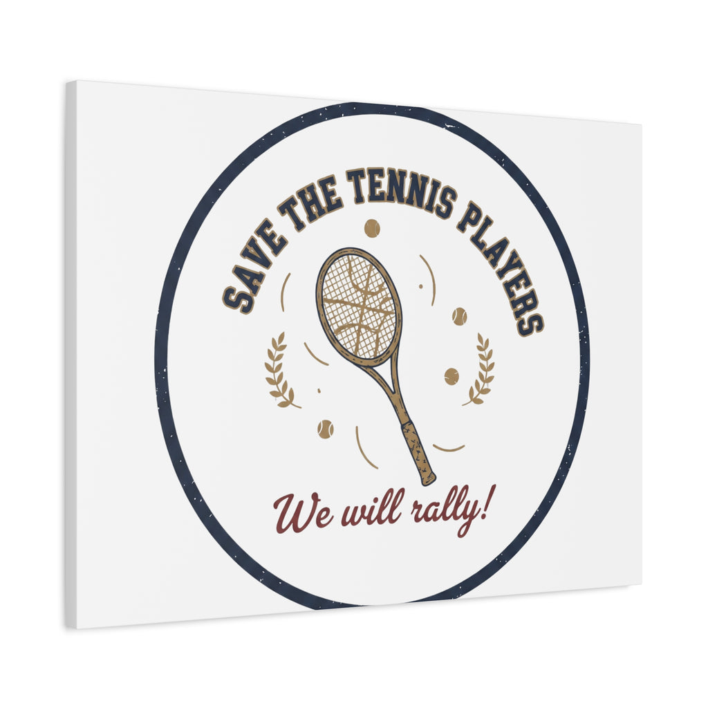 Save the Tennis Players Canvas | Tennis vs Pickleball Meme, Racquet Sport Humor